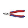 Elektronikai oldalcsípő fogó 54HRC max.d1,6/1mm nyitórugós piros-kék normál Super Knips KNIPEX - 7803125