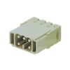 Ipari csatlakozó betét modul apa 5P 16A 400V rugószorításos csapos Han 5MOD ES HARTING - 09140052616