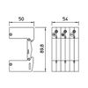 Túlfeszültség-levezető napelemhez  V20-C U-3PH-Y OBO-BETTERMANN - 5096647